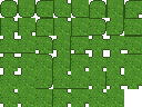 Grass 47-blob tileset sheet, 16px tiles