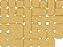 Sand 47-blob tileset sheet, 16px tiles